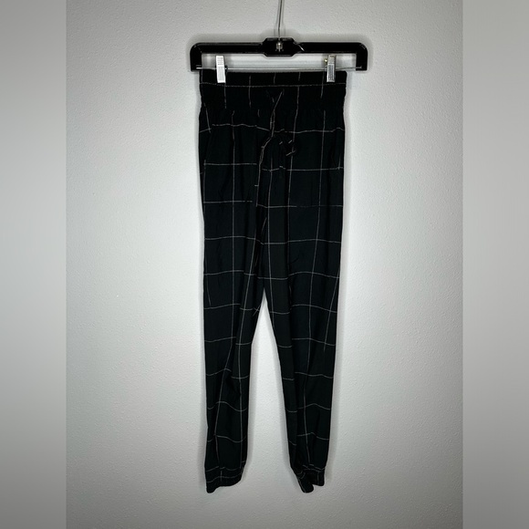 Albion black windowpane, destination, joggers sz XS - Picture 2 of 6
